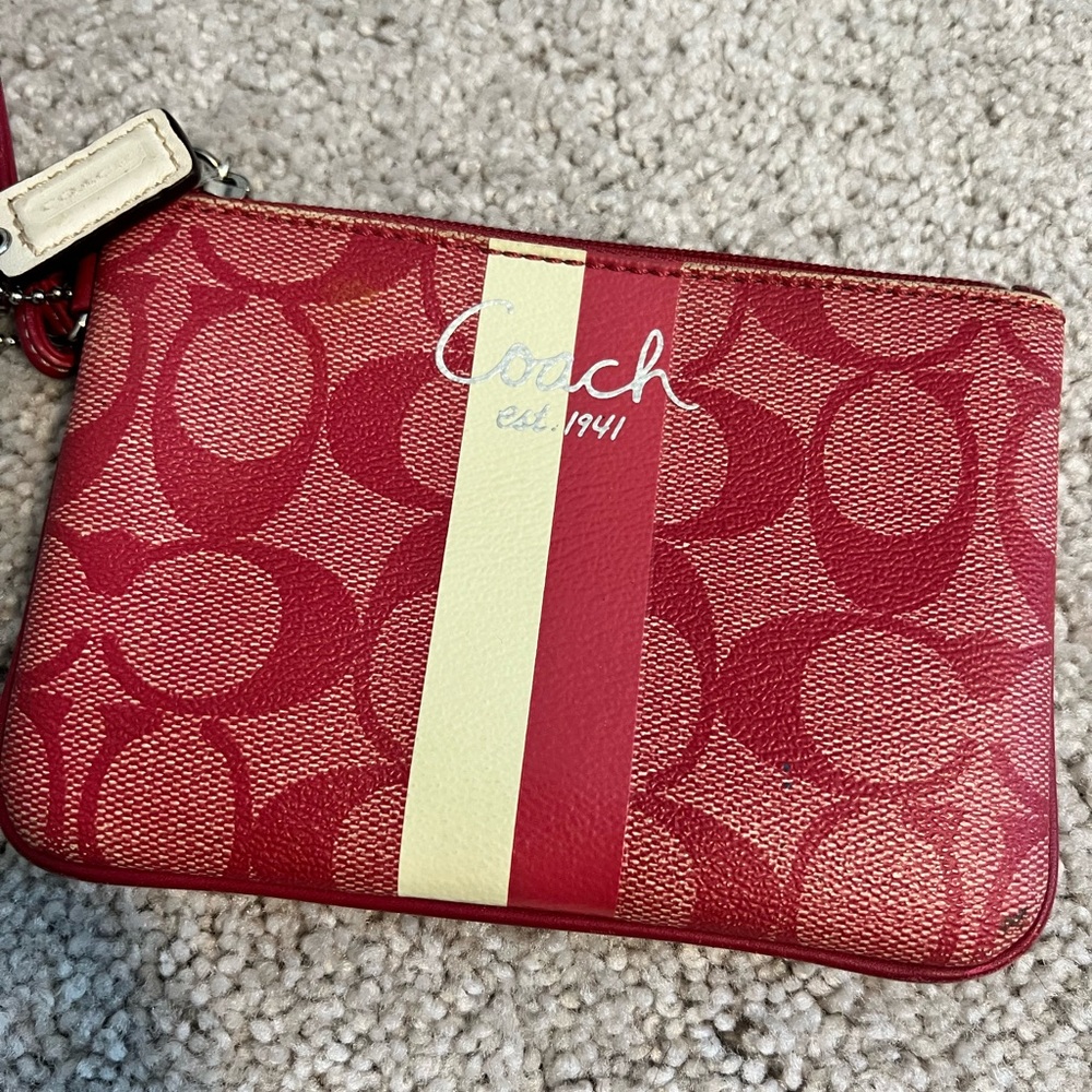 Coach Pink Wristlet